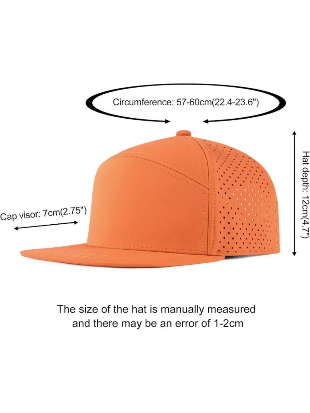 Men's Laser Mesh Snapback Baseball Cap | Adjustable, Lightweight, Breathable